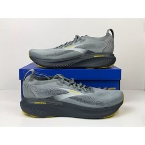 Brooks Adrenaline GTS 25 Running Shoe Men's Size 14 Primer Grey/Ebony/Jasmin